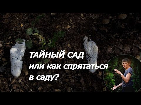 Видео: Тайный сад  или как спрятаться в саду?