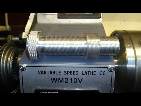 Видео: WM210V # 22 нарезание М24х12(Р1.5) восьмизаходной резьбы болта с гайкой