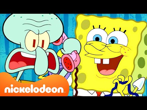 Видео: Губка Боб | 90 МИНУТ Спанч Боба и Сквидварда 🧽🦑 | Nickelodeon Cyrillic