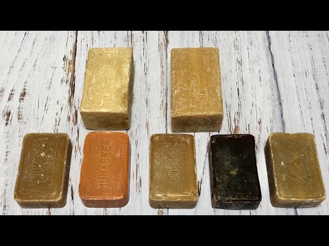 Видео: ASMR Soap/ cutting old and very dry soap/ резка старого и очень сухого мыла