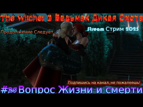 Видео: The Witcher 3 Ведьмак Дикая Охота Stream стрим 2025 Полное прохождение #25 Вопрос Жизни и смерти