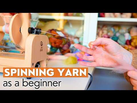 Видео: Я научилась ПРЯДИТЬ ПРЯЖУ всего за 3,5 часа 🧶