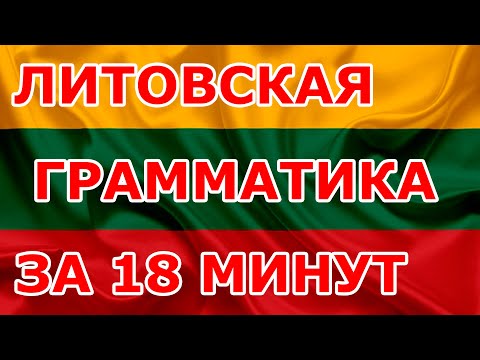 Видео: Литовская грамматика за 18 минут. Уроки литовского языка.