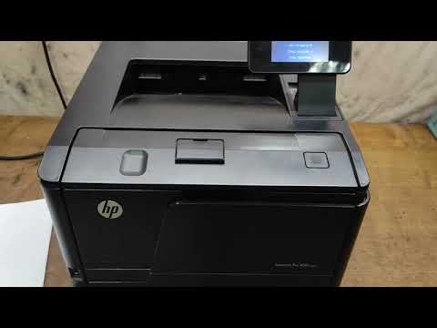 Видео: НР М401 замятие бумаги при двухсторонней печати