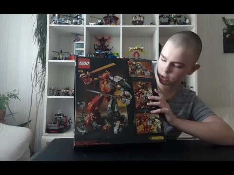 Видео: Сборка и обзор  LEGO Ninjago 71720 Каменный робот огня