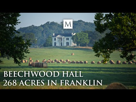 Видео: Историческое поместье площадью 268 акров во Франклине, Теннесси | Beechwood Hall