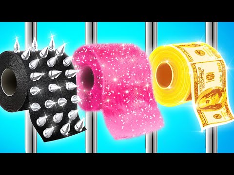 Видео: Богатые VS бедные VS супер-богатые беременные в тюрьме || Веселые сценки и лайфхаки от 123 GO!