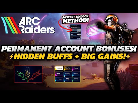 Видео: Arc Raiders — Руководство по постоянным бонусам для аккаунтов | Большие бонусы и улучшения