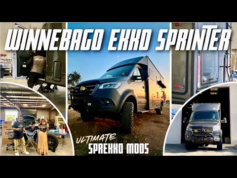 Видео: ВИННЕБАГО ЭККО СПРИНТЕР | ЛУЧШИЕ МОДЫ СПРЕККО | #путешествовать
