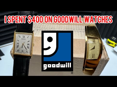 Видео: Я потратил 400 долларов на часы Goodwill и нашел несколько потрясающих предложений