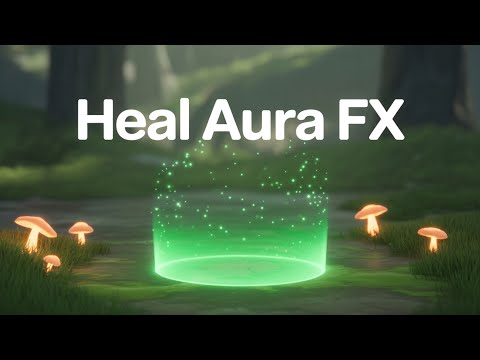 Видео: Простой визуальный эффект исцеляющей ауры в Unreal Engine 5: Ниагара! (Урок по кольцам, лучам и ч...
