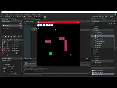 Видео: Инвентарь, часть 1 Game Maker Studio 2