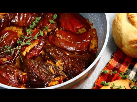 Видео: Пълнени чушки в мултикукър