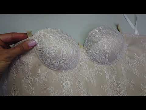 Видео: Корсет с отрезными чашками - Урок 8. Втачивание чашечек