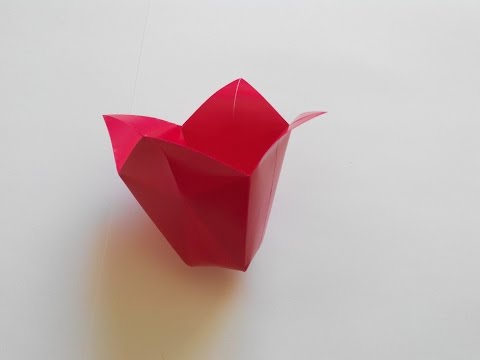 Видео: Колокольчик оригами, bell origami
