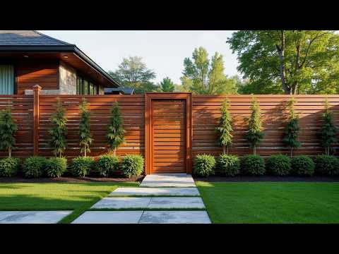 Видео: Инновационные идеи дизайна забора на заднем дворе в 2025 году | Поднимите внешний вид вашего дома...