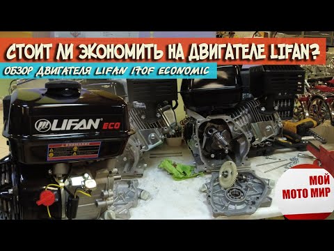 Видео: Стоит ли покупать двигатель LIFAN 170F ECO, в чём экономия?