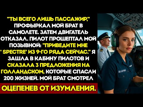 Видео: Мой брат насмехался надо мной в самолёте — пока пилот не прошептал мой позывной, чтобы спасти