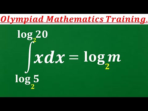 Видео: Экспоненциальное уравнение с олимпиады по математике | Как решить интегрирование с помощью логари...