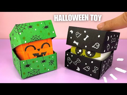 Видео: Игрушка-тыква оригами на Хэллоуин, как сделать тыкву из бумаги.