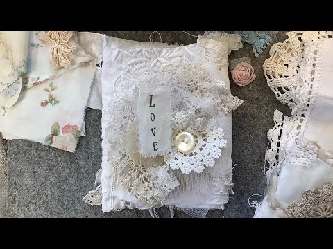 Видео: Беседы о рукоделии и неспешное шитье / Новый проект / Слои тканей и кружев / Много не бывает!