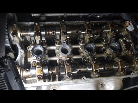 Видео: Регулировка клапанов хонда r 16А 1 . Мицубиши 4g 63/