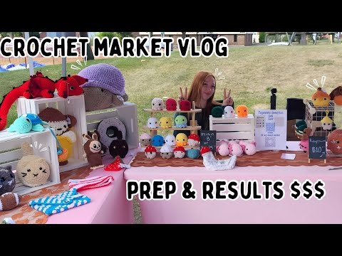 Видео: Видеоблог Crochet Market 🧶 Подготовка и результаты $$$