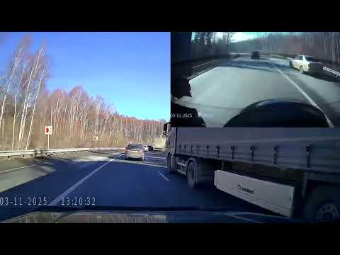 Видео: Chevrolet Niva 2014 года. Массовое опережение фур на Култукском тракте в сторону Иркутска.