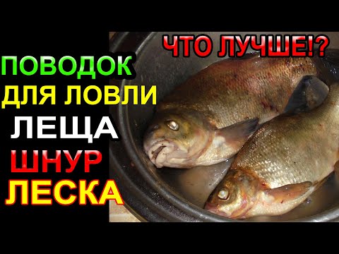 Видео: Поводок для ловли трофейного леща.Что лучше! Причины по которым я не ставлю леску,а плетёнку.