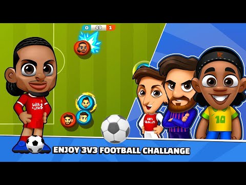 Видео: Super Soccer 3v3 Gameplay / Супер футбол 3 на 3 Геймплей / super soccer 3v3 game. Enjoy 3v3 Football