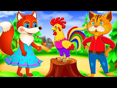 Видео: Кот и Петух и Лиса  Любимая детская сказка / Мультфильм / Машулины сказки / Наши мультики