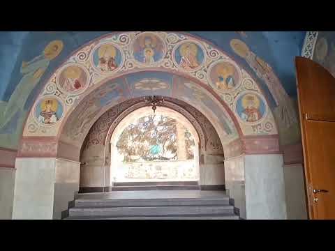 Видео: Святогірський монастир,Свято-Успенська Лавра,Святогірськ,Святогорск,Святогорская Лавра из нутри