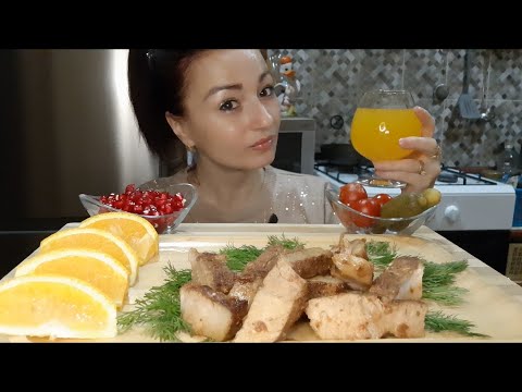 Видео: MUKBANG🥩🍊🍇🤩Как Я Оказалась в Узбекистане 🇺🇿🤔#мукбанг#неасмр#