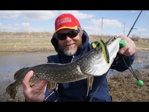 Видео: Константин Кузьмин. Щука на неогруженную резину, попперы, воблеры, вэки.