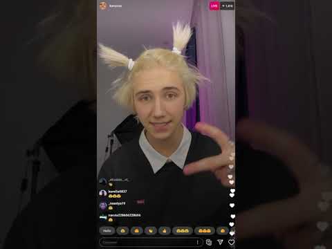 Видео: Kansnax (Сережа Канснакс) представляет новые прически - Прямой эфир Instagram 2020