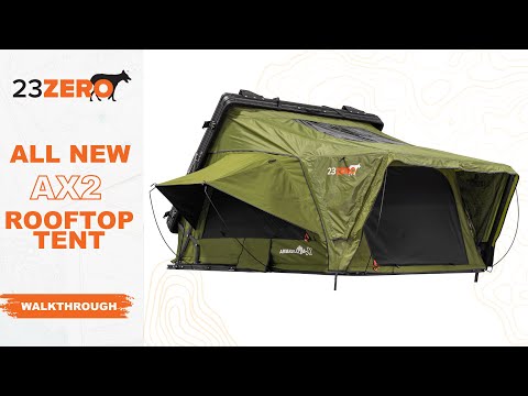 Видео: НОВИНКА - 23Zero Armadillo AX - палатка на крышу из алюминия с жестким каркасом и X-образной рамой