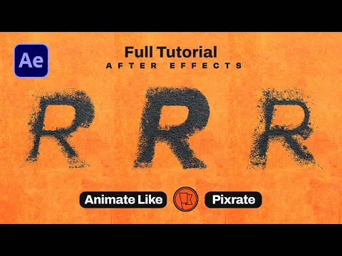 Видео: Создавайте шероховатую текстовую анимацию, как в Pixrate, в After Effects — без плагинов