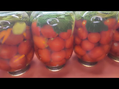 Видео: Помидоры без уксуса и стерилизации ! Готовимся к зиме !