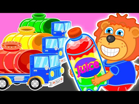 Видео: Левенятко. Вантажівка - Мультик для дітей | Lion Family