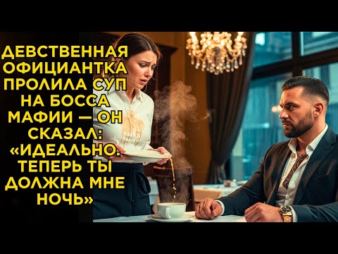 Видео: Девственная официантка пролила суп на босса мафии — он сказал: «Идеально. Теперь ты должна мне ночь»