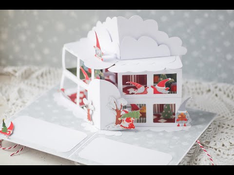 Видео: Поп ап конструкция Многоэтажный дом Мастер класс