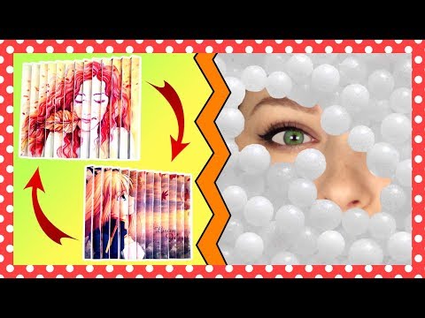 Видео: DIY АНТИСТРЕСС / Осенний декор комнаты / Двусторонняя картина и котик 🐞 Afinka