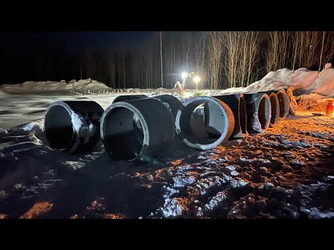 Видео: Особенности строительства колодца в зимний период.