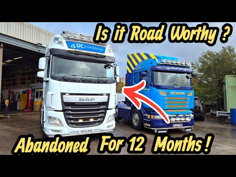 Видео: Сможем ли мы снова заставить заброшенный грузовик Daf от DC EUROPEANS отправиться в путь?