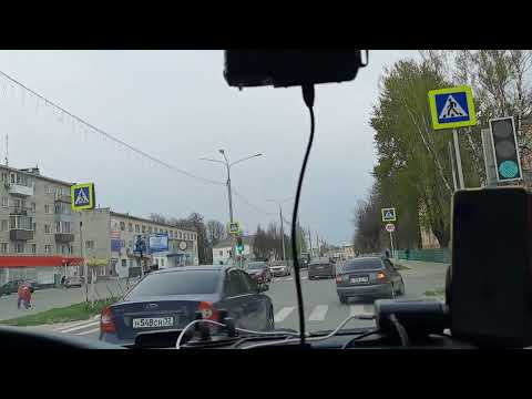 Видео: Дятьково из окна автомобиля, Брянская обл., май 2022