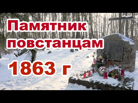 Видео: Могила повстанцев 1863 года в деревне Плебань