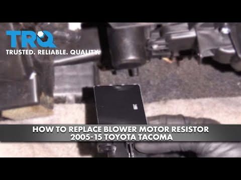 Видео: Как заменить резистор электродвигателя вентилятора Toyota Tacoma 05-15