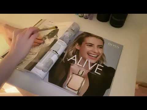 Видео: АСМР ▪️ листаю журнал + близкий шепот • часть 2 📔