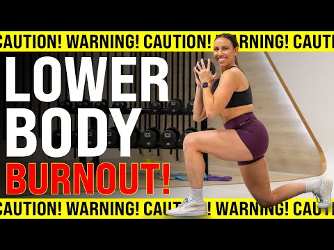 Видео: ЭКСТРЕМАЛЬНОЕ ВЫГОРАНИЕ ДЛЯ НОГ! 30-минутный челлендж для нижней части тела!