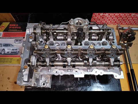 Видео: BMW N20 N26 сборка ГБЦ и Valvetronic